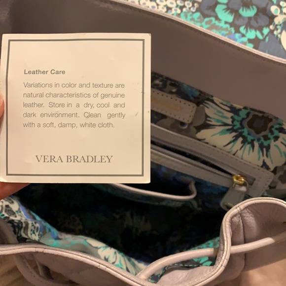 Vera Bradley Quilted Amy Leather Backpack